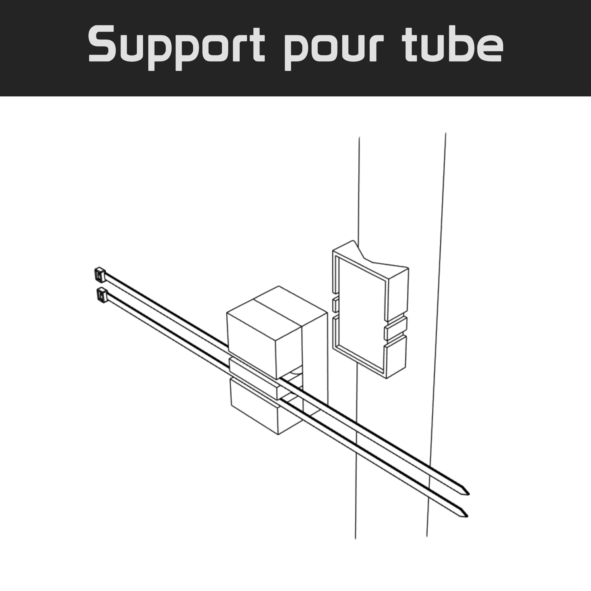 Rumble Kit Accessoires Support Tube